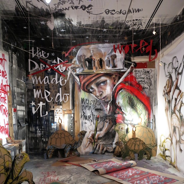 HERAKUT (ALMANYA) - Herakut'a ait bu bölüm, serginin en ilgi çekici bölümlerinden biri...